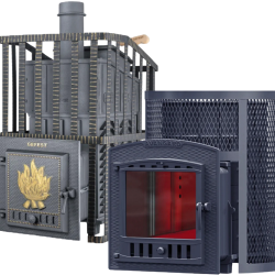 GEFEST malkas pirts krāsnis ar režģi