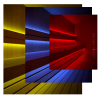 Pirts LED lentes, RGB