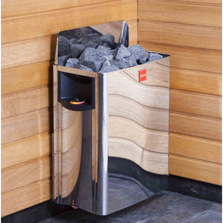 Elektriskā pirts krāsns - HARVIA The Wall SW45 4,5 kW ar vadības paneli