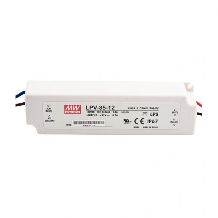 LED apgaismojuma barošanas bloks LPV/H 12V, 18 W