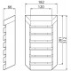 Sauna LED gaismeklis 180TRL 8W