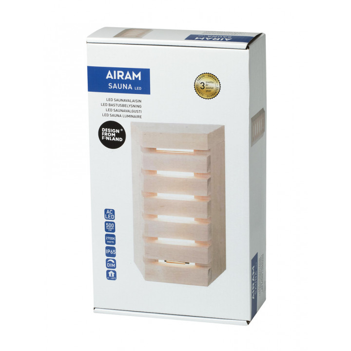 Sauna LED gaismeklis 180TRL 8W