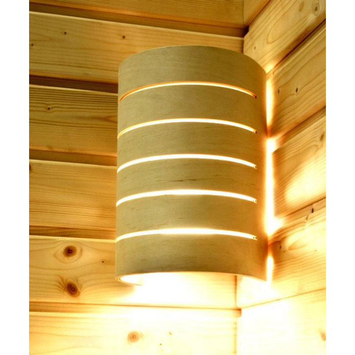 Raita pirts lampa, RLK, E27 / 40W, Termo bērzs