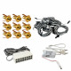 Pirts apgaismojums Led Lite 9, zelta
