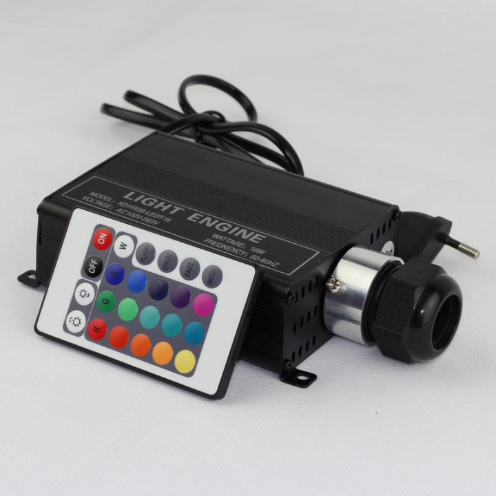 LED RGB apgaismojuma komplekts COLOURED STARS 3 m.