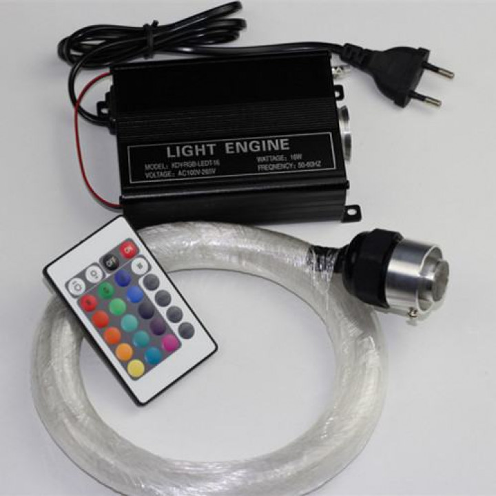 LED RGB apgaismojuma komplekts COLOURED STARS 3 m.