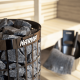 Elektriskā pirts krāsns - HARVIA Cilindro Black Steel PC90 9 kW