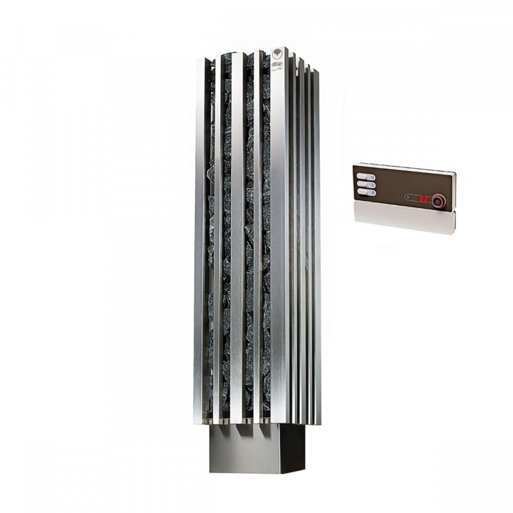 Elektriskā pirts krāsns - IKI MONOLITH 9 kW, ar UKU GB WIFI vadības paneli