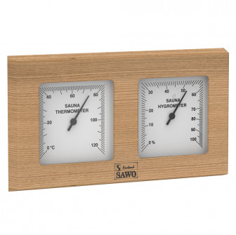 SAWO termohigrometrs 224-THD, ciedrs