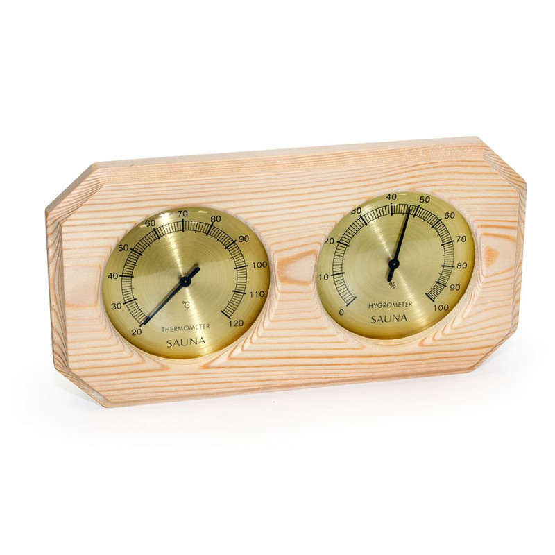 SAUFLEX termo-higrometrs, horizontāls, astoņstūrains