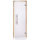 AD PREMIUM LIGHT stikla pirts durvis, matēts stikls, 70 x 190, alksnis, matēti caurspīdīgs