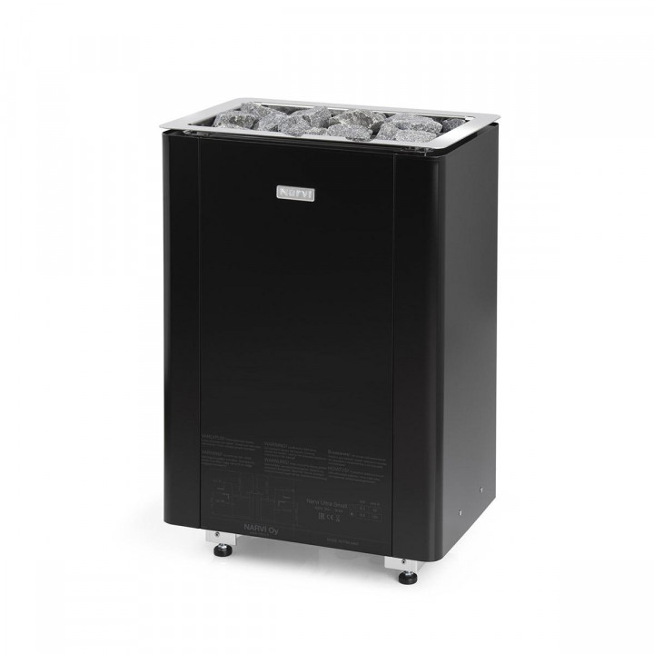 Elektriskā pirts krāsns - Narvi Ultra Small 6,0 kW, melna
