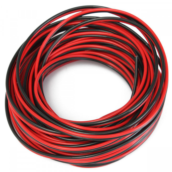 Kabelis audio sistēmai 2 x 0,75 mm, varš