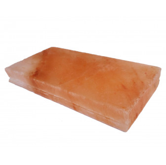 Pulēti Himalaju sāls ķieģeļi ar iecirtumu 200x100x25mm