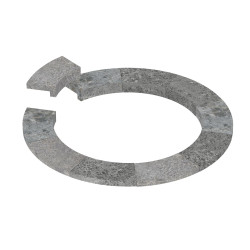 Iebūvētais atloks - SAWOTEC Tower Round sildītājam 