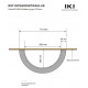 Iebūvējamais atloks W710 - IKI WALL sildītājam