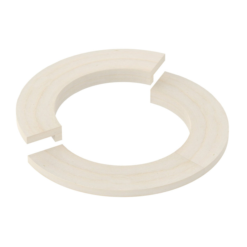 Iebūvēšanas atloks - SAWOTEC Tower Round sildītājam, koka