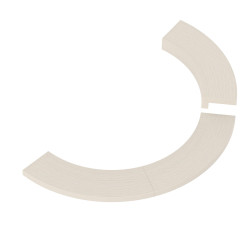 Iebūvējamais atloks - SAWOTEC Tower sienas sildītājam, koka 