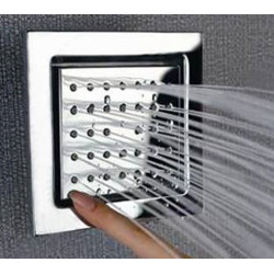 Regulējamas misiņa strūklas lietus dušai Steamtec Tolo 