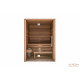Auroom pirts kabīne 150x150x205cm, ar stiklu