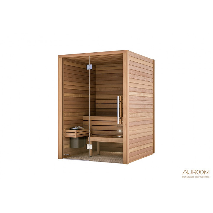 Auroom pirts kabīne 150x150x205cm, ar stiklu