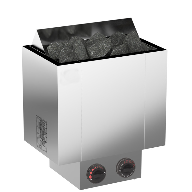 Elektriskā pirts sildītājs – SAWOTEC Nordex Plus, ar vadības bloku