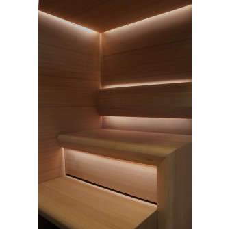 CARIITTI Sauna Linear Glass - optiskās šķiedras veidgabals