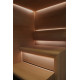 CARIITTI Sauna Linear Glass - optiskās šķiedras veidgabals