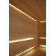 CARIITTI Sauna Linear Glass - optiskās šķiedras veidgabals