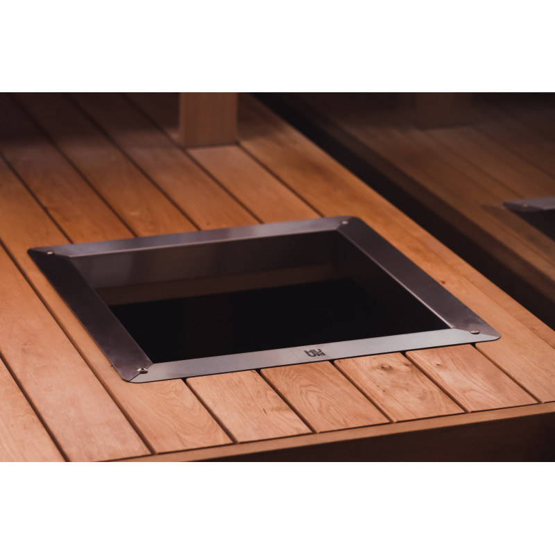 HUUM iegulšanas atloks pirts krāsnīm CLIFF / STEEL