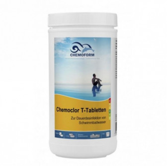 Lēni šķīstošās hlora CHEMOCLOR T tabletes 20 g, 1 kg