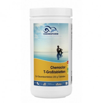 Lēni šķīstošās hlora CHEMOCLOR T tabletes 200 g, 1 kg