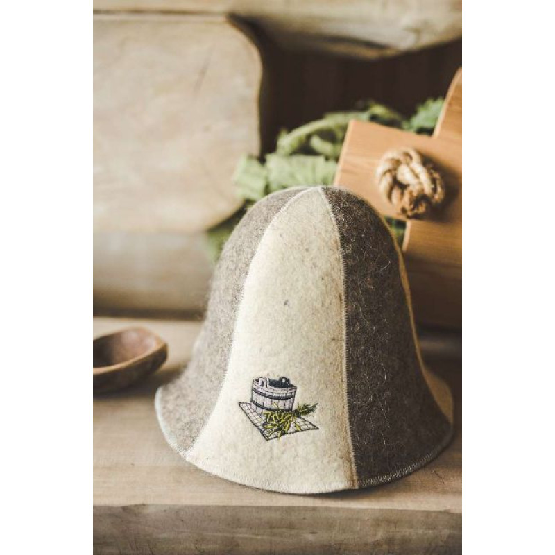 Pirts cepure - SAUNIS UN PIRTS VISKAS, svītraina