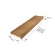 Pirts sols, termoapse, 400x1600-2400 mm