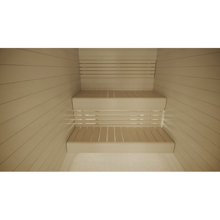 Atzveltne, apses koks, 16x300x1550-2350mm