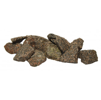 HARVIA akmeņi, sarkans granīts 5-10 cm