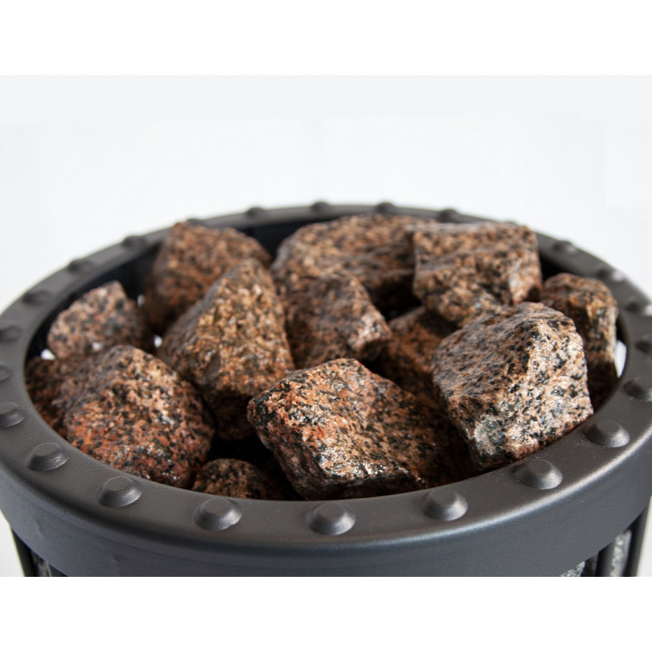HARVIA akmeņi, sarkans granīts 5-10 cm