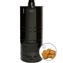 Malkas pirts krāsns - AITO AK-57, pagarināta, komplektā KERKES akmeņi 