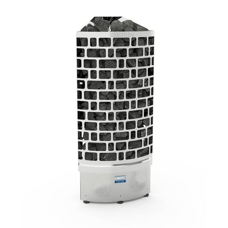 Elektriskā pirts krāsns – SAWOTEC Ari Corner 9 kW, bez vadības bloka