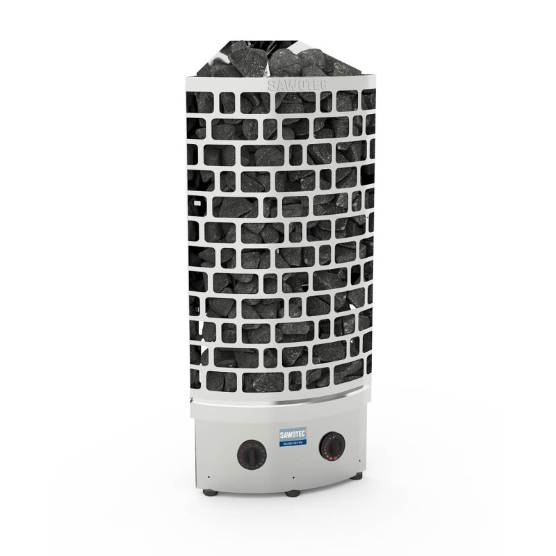 Elektriskā pirts sildītājs – SAWOTEC Ari Corner, ar vadības bloku