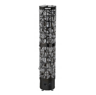 Elektriskā pirts krāsns - HARVIA Cilindro Black Steel PC66 6,6 kW