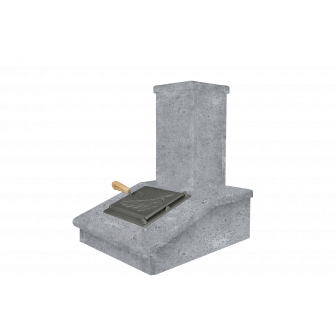 Akmens skursteņa apdare, ziepakmens, 540 mm