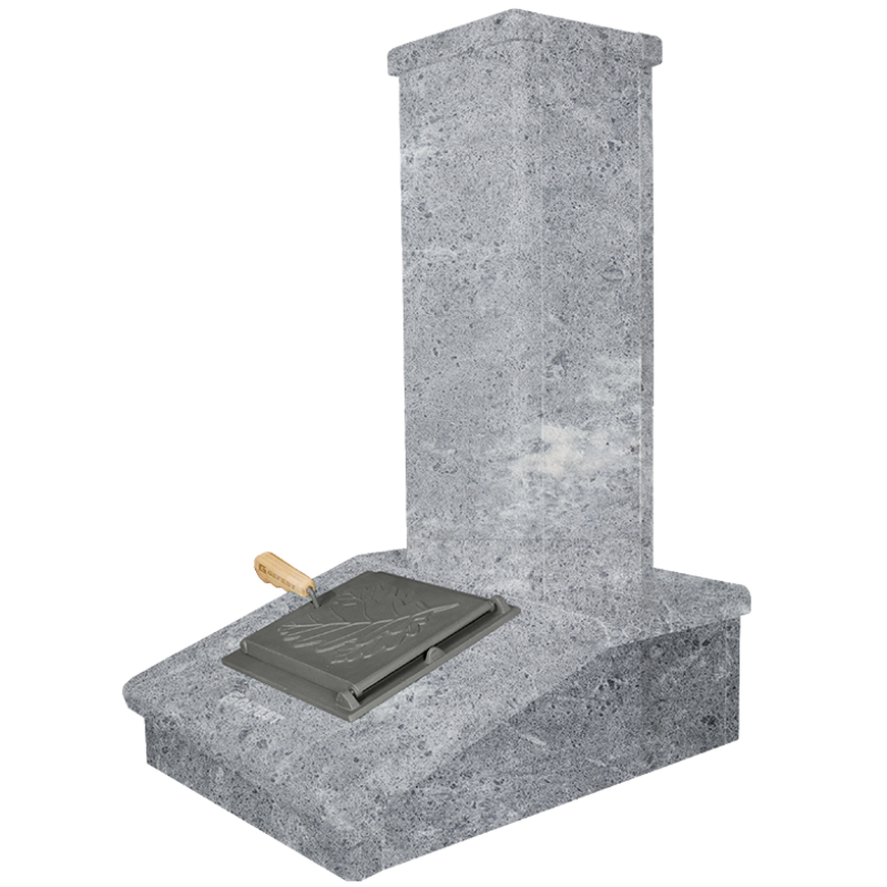 Akmens skursteņa apdare, ziepakmens, 790 mm