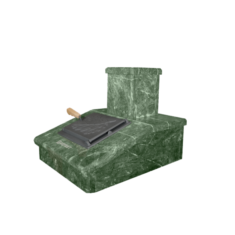 Akmens skursteņa apdare, serpentīns, 290 mm