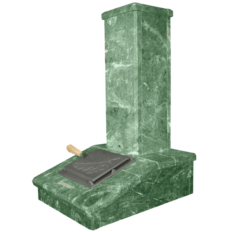 Akmens skursteņa apdare, serpentīns, 790 mm