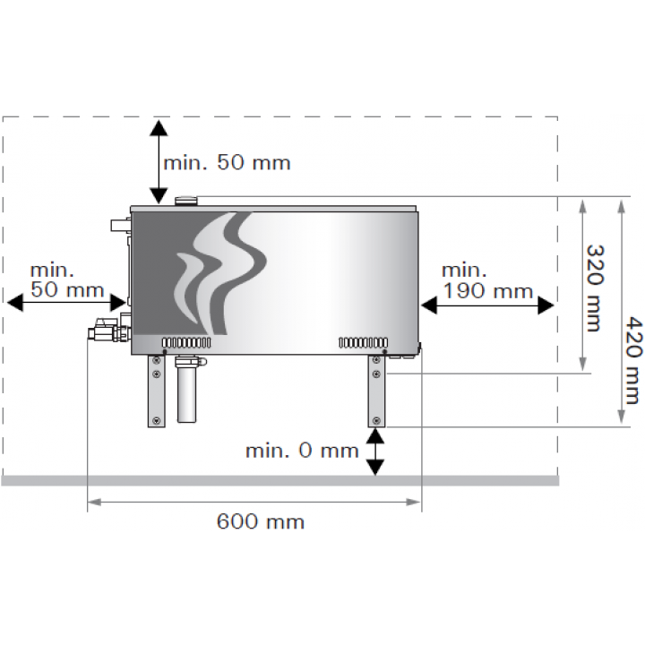 Tvaika ģenerators - HARVIA Helix HGX - WiFi