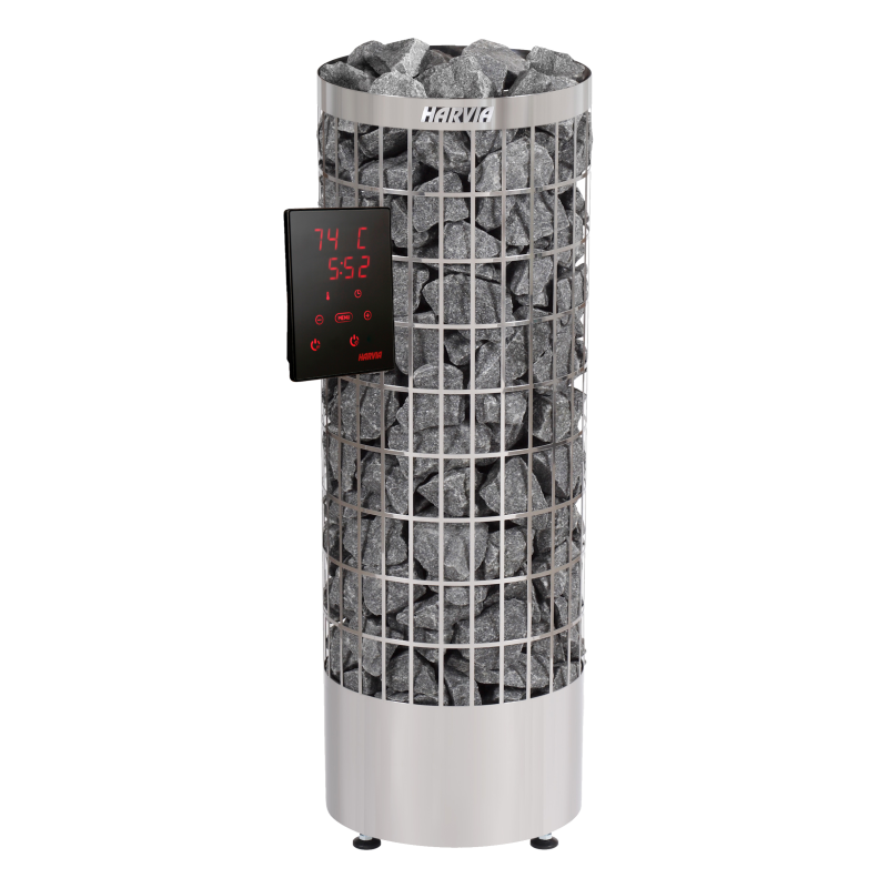 Elektriskā pirts krāsns - HARVIA Cilindro PC70XW WiFi Steel 6,8 kW