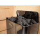 Elektriskā pirts krāsns - HARVIA The Wall Black Steel SW60 6 kW