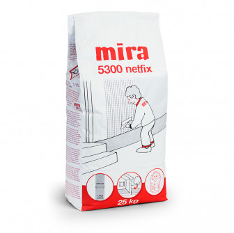 Pastiprināts līmes stiegrojuma apmetums MIRA 5300 Netfix