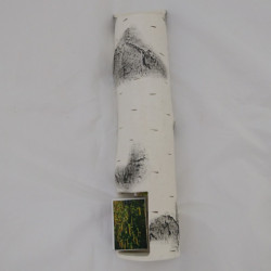 Keramikas sērkociņu kastītes turētājs - bērzs 